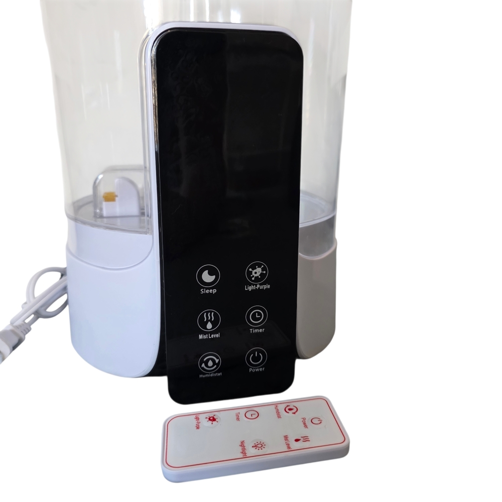 White Humidifier with Digital Display And Remote 6L Large - Picture 5 of 6